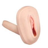 Мастурбатор-вагина с вибрацией и выносным пультом управления REALSTUFF SMOOTH   BALD - Dream Toys - в Салавате купить с доставкой