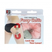Металлические наручники с розовой меховой опушкой METAL HANDCUFF WITH PLUSH PINK - Dream Toys - купить с доставкой в Салавате