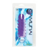 Закрытая фиолетовая насадка с пупырышками SAMURAI PENIS SLEEVE PURPLE - 14,5 см. - NMC - в Салавате купить с доставкой