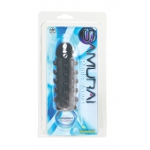 Дымчатая стимулирующая насадка с закрытой головкой SAMURAI PENIS SLEEVE BLACK - 14,5 см. - NMC - в Салавате купить с доставкой