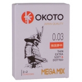 Набор из 4 презервативов OKOTO MegaMIX - Sitabella - купить с доставкой в Салавате