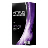 Презервативы с утолщённой стенкой VITALIS PREMIUM strong - 12 шт. - Vitalis - купить с доставкой в Салавате