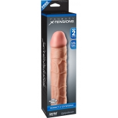 Телесная насадка Fantasy X-tensions Perfect 2  Extension - 20,3 см. - Pipedream - в Салавате купить с доставкой