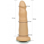 Телесная насадка Harness - 15,8 см. - LOVETOY (А-Полимер) - купить с доставкой в Салавате