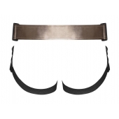 Бронзовый пояс для насадок Curious Harness - Strap-on-me купить в Салавате с доставкой в Orgasmix.ru Бронзовый пояс для насадок Curious Harness - Strap-on-me - купить с доставкой в Салавате