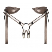 Бронзовый пояс для насадок Desirous Harness - Strap-on-me - купить с доставкой в Салавате