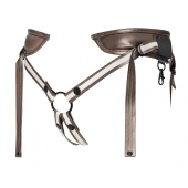 Бронзовый пояс для насадок Desirous Harness - Strap-on-me - купить с доставкой в Салавате