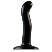 Черный фаллоимитатор-насадка Strap-On-Me P G spot Dildo size S - 16,4 см. - Strap-on-me - купить с доставкой в Салавате