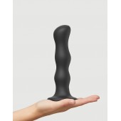 Черная насадка Strap-On-Me Dildo Geisha Balls size XL - Strap-on-me - купить с доставкой в Салавате