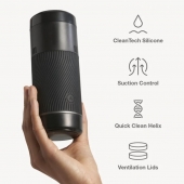 Черный мастурбатор с контролем всасывания Arcwave Pow Stroker - Arcwave - в Салавате купить с доставкой