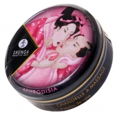 Массажная свеча Rose Petals с ароматом розы - 30 мл. - Shunga - купить с доставкой в Салавате