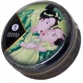 Массажная свеча Exotic Green Tea с ароматом зелёного чая - 30 мл. - Shunga - купить с доставкой в Салавате
