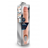 Телесная насадка на пенис 11.5 Inch Cock Sheath Penis Extender - 29,2 см. - Blush Novelties - в Салавате купить с доставкой