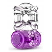 Фиолетовое эрекционное виброкольцо One Night Stand Vibrating C-Ring - Blush Novelties - в Салавате купить с доставкой