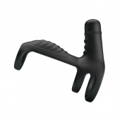 Черная вибронасадка на пенис Vibrating Penis Sling - Baile - в Салавате купить с доставкой