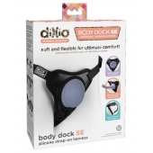 Черные трусики для страпона Body Dock SE на регулируемых ремнях - Pipedream - купить с доставкой в Салавате
