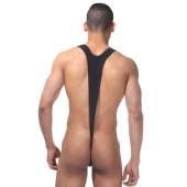 Черное мужское боди на широких лямках - La Blinque купить с доставкой Черное мужское боди на широких лямках - La Blinque купить с доставкой