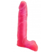 Розовая насадка-фаллос для трусиков Harness - 16,5 см. - LOVETOY (А-Полимер) - купить с доставкой в Салавате