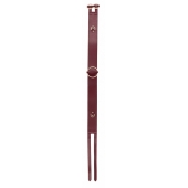 Бордовый ремень Halo Waist Belt - размер L-XL - Shots Media BV - купить с доставкой в Салавате