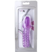 Фиолетовая насадка, удлиняющая половой член - 13,5 см. - Toyfa Basic - в Салавате купить с доставкой