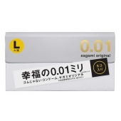 Презервативы Sagami Original 0.02 L-size увеличенного размера - 5 шт. - Sagami - купить с доставкой в Салавате