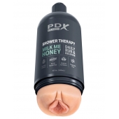 Телесный мастурбатор-вагина Shower Therapy Milk Me Honey - Pipedream - в Салавате купить с доставкой