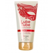 Интимный гель на водной основе Lube Tube Hot с разогревающим эффектом - 150 мл. - ORGIE - купить с доставкой в Салавате