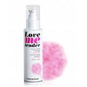 Съедобное согревающее массажное масло Love Me Tender Cotton Candy с ароматом сладкой ваты - 100 мл. - Love to Love - купить с доставкой в Салавате