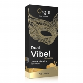Съедобный гель Dual Vibe Pina Colada с эффектом вибрации и вкусом коктейля пина колада - 15 мл. - ORGIE - купить с доставкой в Салавате