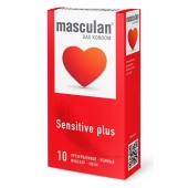 Презервативы Masculan Sensitive plus - 10 шт. - Masculan - купить с доставкой в Салавате