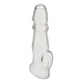 Прозрачная насадка для пениса Girthy Penis Enhancing Sleeve Extension - 17,1 см. - BlueLine - в Салавате купить с доставкой