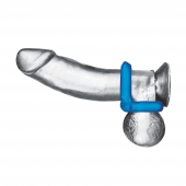 Комплект из 2 эрекционных колец-восьмерок 2-Pack Duo Cock And Ball Stamina Enhancement Ring - BlueLine - в Салавате купить с доставкой