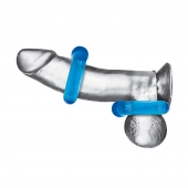 Комплект из двух колец для пениса 2-Pack Ultra-Stretch Stamina Endurance Ring - BlueLine - в Салавате купить с доставкой
