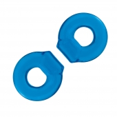 Комплект из двух колец для пениса 2-Pack Ultra-Stretch Stamina Endurance Ring - BlueLine - в Салавате купить с доставкой