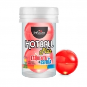 Лубрикант на масляной основе Hot Ball Plus с охлаждающе-разогревающим эффектом (2 шарика по 3 гр.) - HotFlowers - купить с доставкой в Салавате