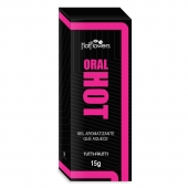 Гель для оральных ласк Oral Hot с согревающим эффектом - 15 гр. - HotFlowers - купить с доставкой в Салавате