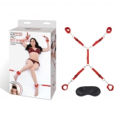 Красная фиксация на матрас Classic Bedspreader - Lux Fetish - купить с доставкой в Салавате