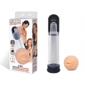 Автоматическая вакуумная помпа-мастурбатор Blowjob Auto Sucker Penis Enlarger Pump - Lux Fetish - в Салавате купить с доставкой