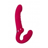 Малиновый безремневой страпон Lapis - 23 см. - Lovense - купить с доставкой в Салавате