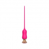 Розовый тонкий стимулятор Nipple Vibrator - 23 см. - I-MOON - купить с доставкой в Салавате