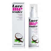 Съедобное согревающее массажное масло Love Me Tender Cocos с ароматом кокоса - 100 мл. - Love to Love - купить с доставкой в Салавате
