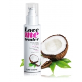 Съедобное согревающее массажное масло Love Me Tender Cocos с ароматом кокоса - 100 мл. - Love to Love - купить с доставкой в Салавате