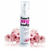 Силиконовый лубрикант 2-в-1 Touch My Body с ароматом вишнёвого цвета - 100 мл. - Love to Love - купить с доставкой в Салавате
