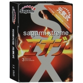 Презервативы Sagami Xtreme ENERGY с ароматом энергетика - 3 шт. - Sagami - купить с доставкой в Салавате