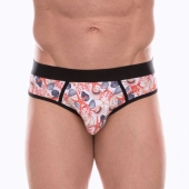 Белые трусы-джоки с принтом в виде цветных ракушек - Don Moris купить с доставкой Белые трусы-джоки с принтом в виде цветных ракушек - Don Moris купить с доставкой