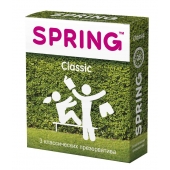 Классические презервативы SPRING CLASSIC - 3 шт. - SPRING - купить с доставкой в Салавате