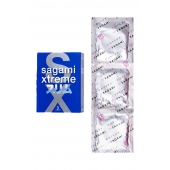 Розовые презервативы Sagami Xtreme FEEL FIT 3D - 3 шт. - Sagami - купить с доставкой в Салавате