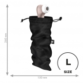 Черный мешочек для хранения игрушек Treasure Bag L - Satisfyer - купить с доставкой в Салавате