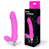 Розовый безремневой страпон Sexy Friend - 1137 - купить с доставкой в Салавате