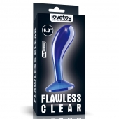 Синяя анальная втулка Flawless Clear Prostate Plug 6.0 - 15 см. - Lovetoy - в Салавате купить с доставкой